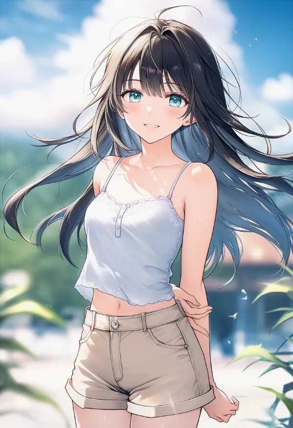 キャミソールを再現したAIイラスト｜プロンプト紹介用