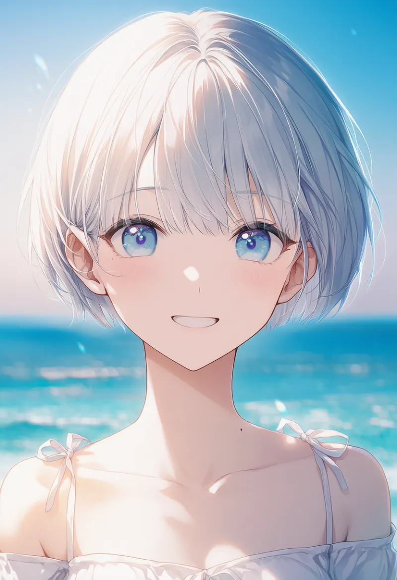 鎖骨ラインを再現したAIイラスト｜プロンプト紹介用：collarbone