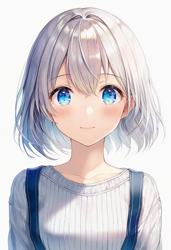 リブ編みのシャツのAIイラスト