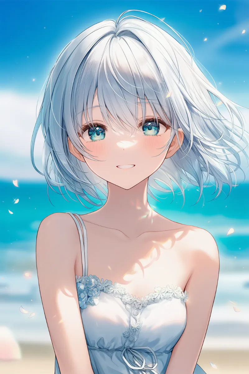 片側の肩紐を再現したAIイラスト｜プロンプト紹介用