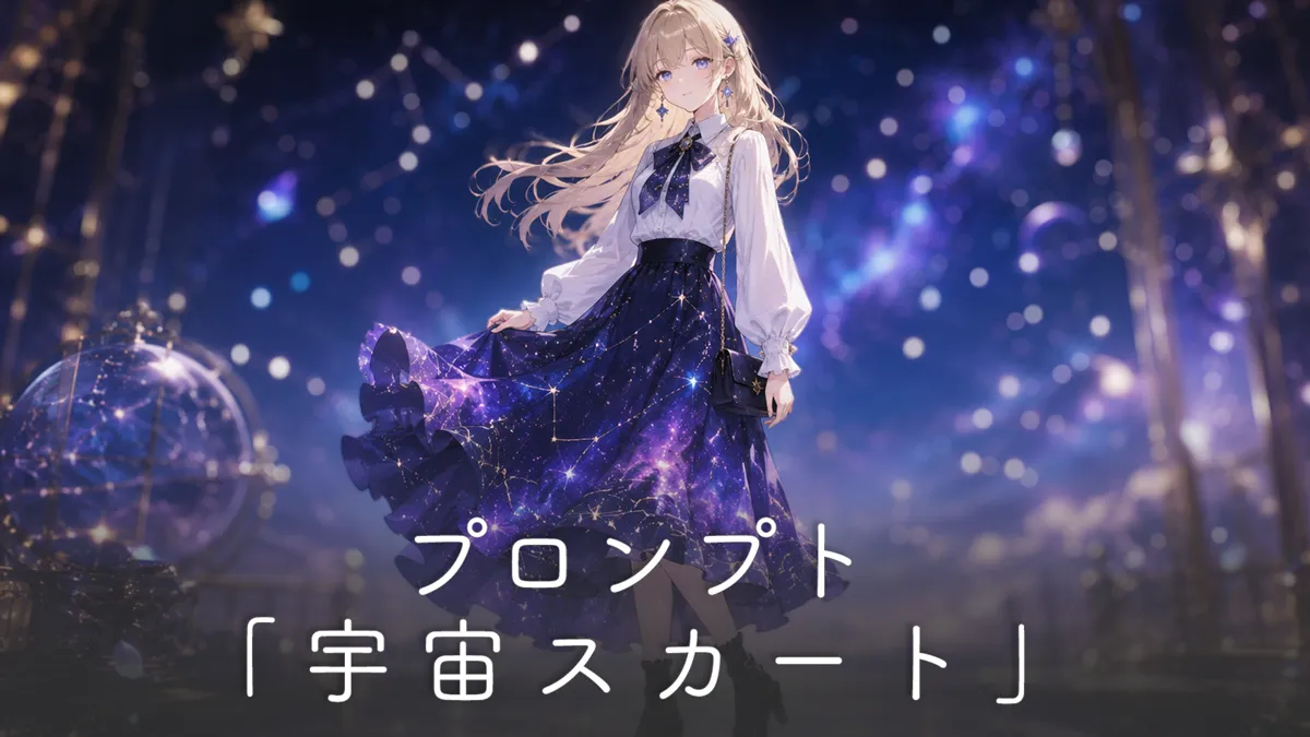 宇宙スカートの全身コーデプロンプト集【GPT Image 2】