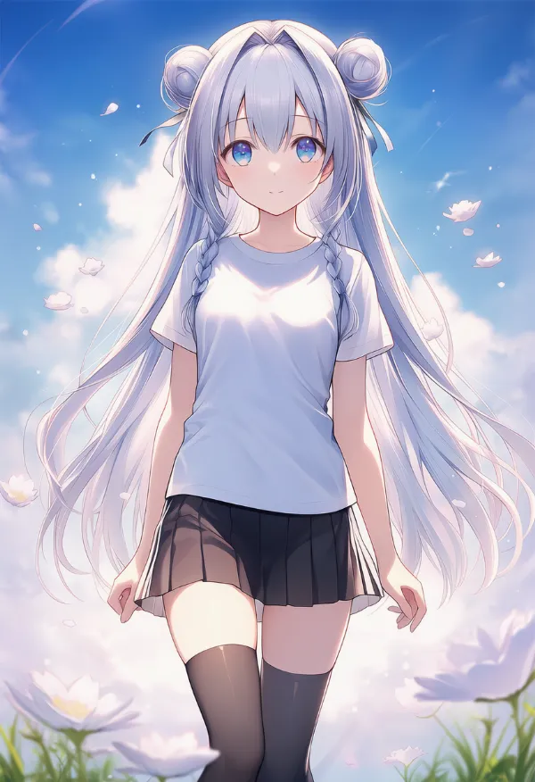 太ももの間の隙間を再現したAIイラスト｜プロンプト紹介用：thigh gap