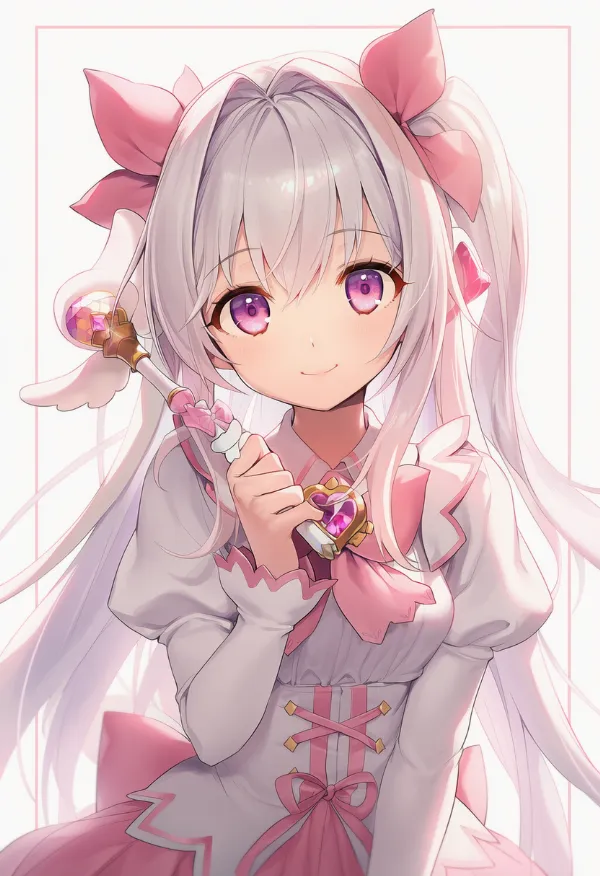 ジュリエットスリーブの魔法少女衣装を再現したAIイラスト