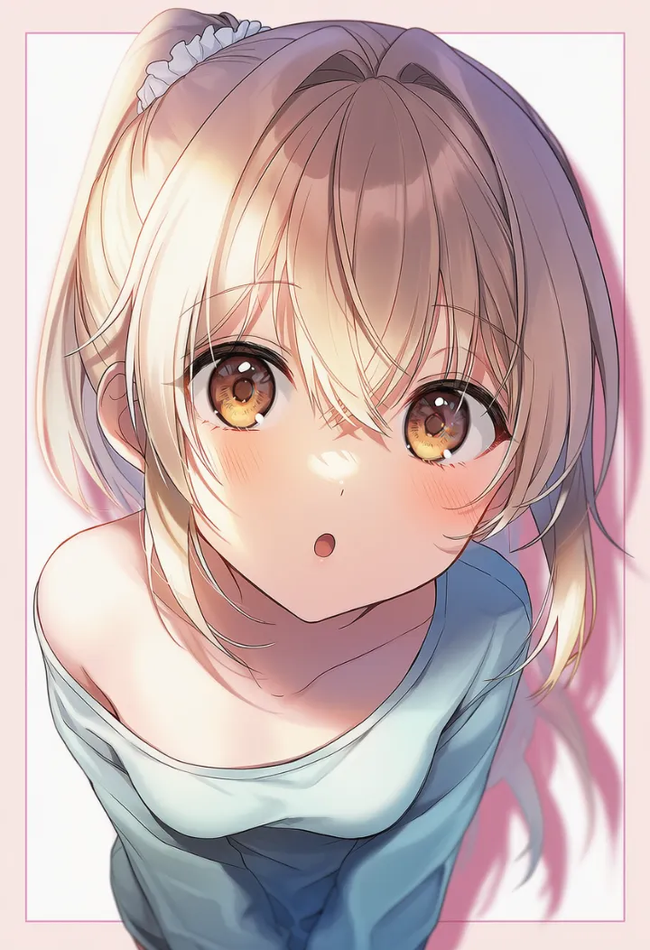きょとんとした表情の女性