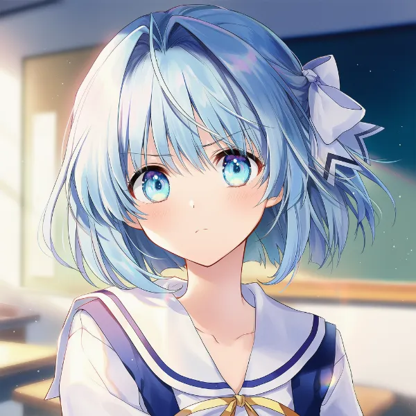 眉や口元を険しくした怒り顔のAIイラスト