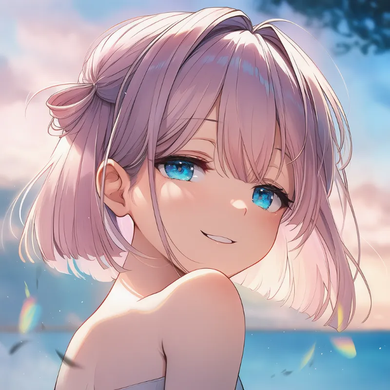 目を細め、相手を見下すように鼻で笑うAIイラスト