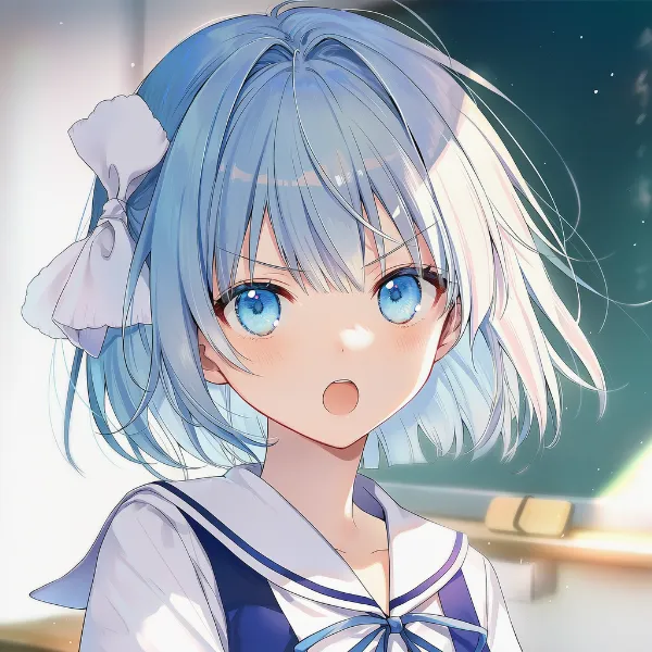内側が下がったV字型の怒り眉を再現したAIイラスト