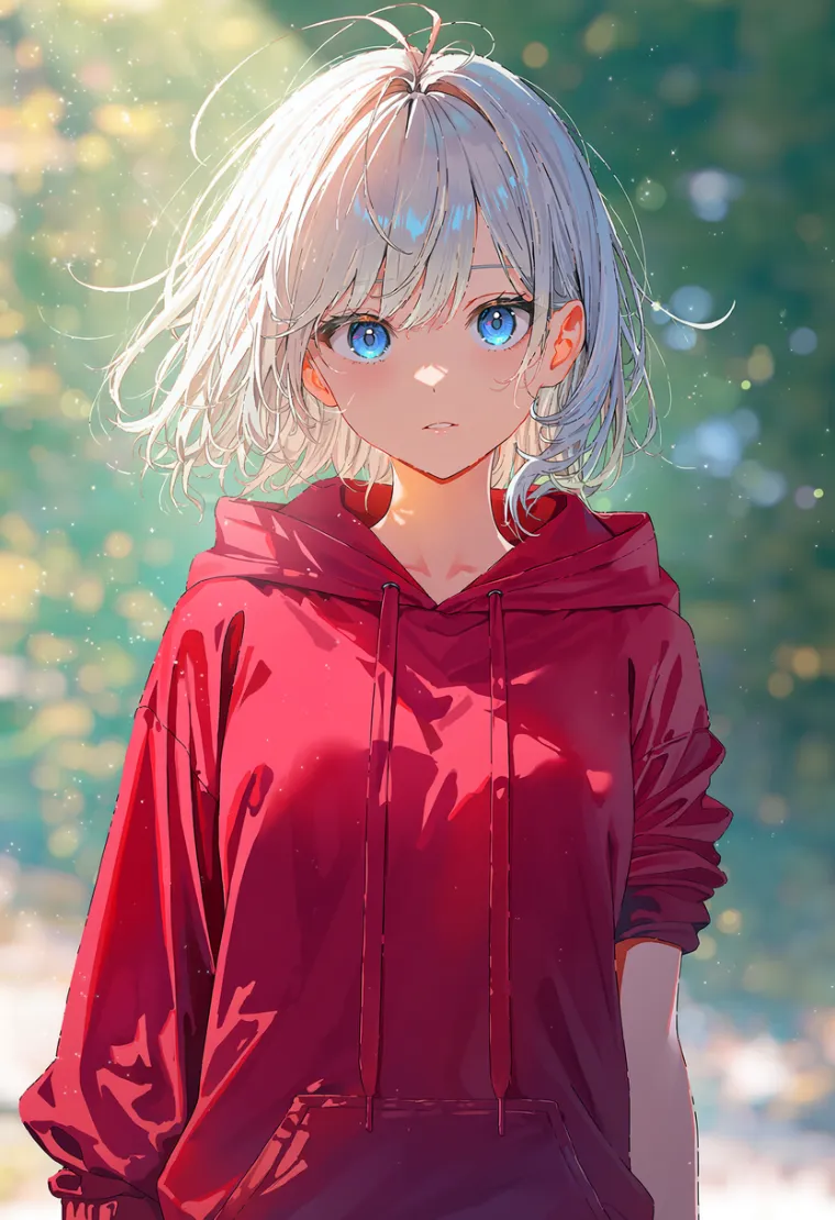 着物を片側だけ脱いだ肌脱ぎ姿の女性を描いたAIイラスト