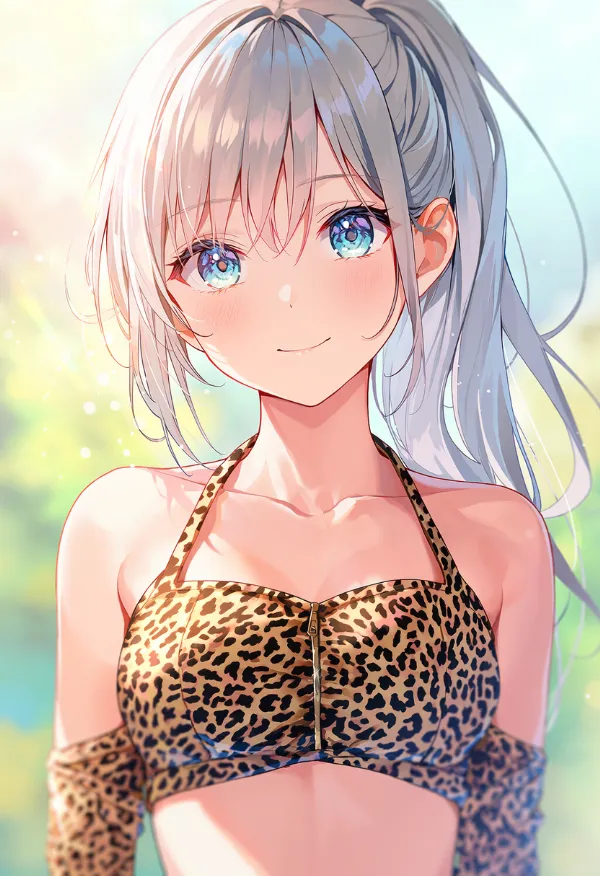 ヒョウ柄のアニマルプリント