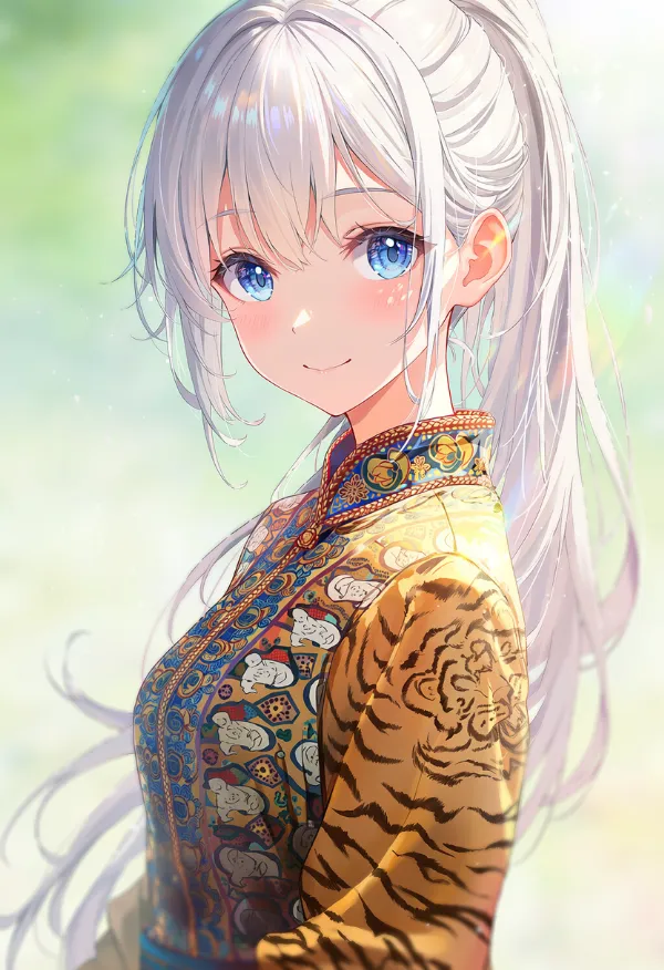 ライオンをプリントした服のAIイラスト