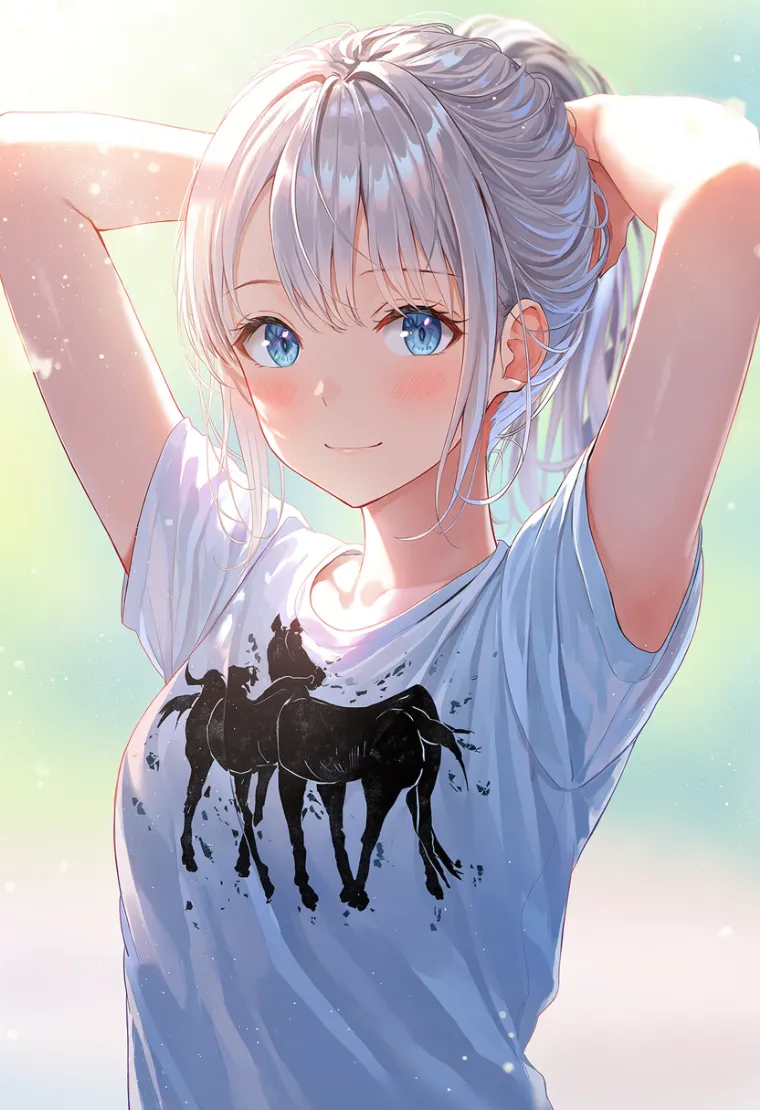 動物のシルエットを使ったプリント